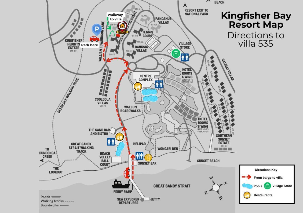 Sapphire 535, Kingfisher Bay Resort, K'gari Villa Fraser Island